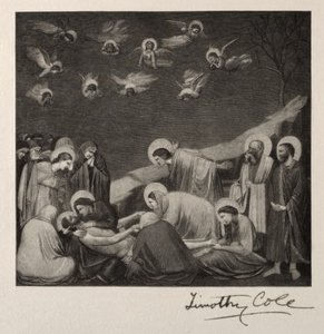 Begravelsen, 1887. af Timothy Cole