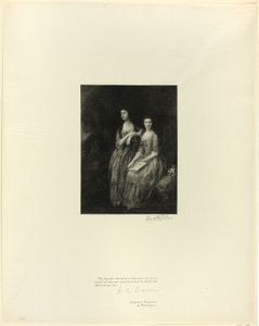Søstrene: Mrs. Sheridan og Mrs. Tickell, fra Old English Masters af Timothy Cole