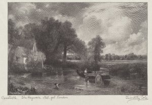 Høvinderen af Timothy Cole after John Constable