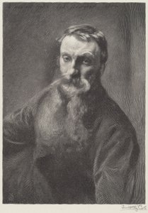 Rodin af Timothy Cole after John Singer Sargent