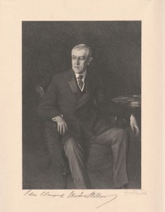 Woodrow Wilson af Timothy Cole, after John Singer Sargent