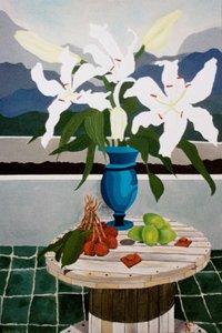 Lilje, lime og litchi, 2004, olie på lærred