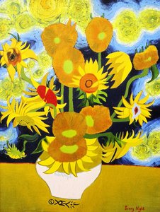 Sunny night, 2006, olie på lærred