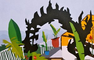 Indgangen, 2006, olie på lærred af Timothy Nathan Joel
