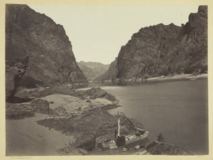 Black Cañon, Colorado River, set ovenfra fra Camp 7
