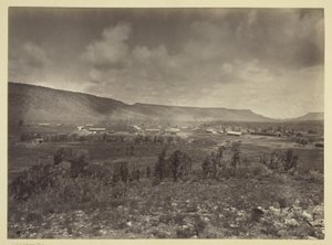 Fjern udsigt over Camp Apache, Arizona