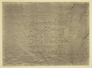 Historisk spansk optegnelse over erobringen, sydsiden af Inscription Rock, N.M. Geografiske og geologiske udforskninger og undersøgelser vest for den 100. meridian. Ekspeditionen i 1873. -Løjtnant Geo. M. Wheeler, ingeniørkorpset, leder. af Timothy O