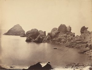 Tufa-kupler, Pyramid Lake, Nevada,1867 (foto) af Timothy O