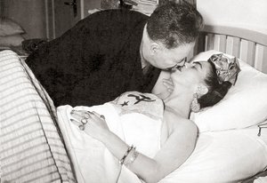 Frida Kahlo og Diego Rivera i det blå hus (Casa Azul), Coyoacan, Mexico City, 1940