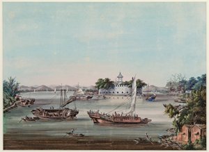 DA Huang kaldte fort, Pearl River af Tingqua