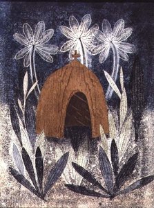 Indfødt hytte af Tirzah Ravilious