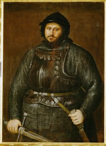 Johann Friedrich, kurfyrste af Sachsen i rustning ... (maleri på lærred)