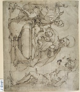 Sacred Conversation (pen og blæk på papir)