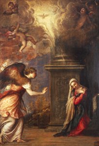 Bebudelsen, af Titian (ca 1490-1576), fra San Domenico Maggiore kirke i Napoli, olie på lærred, 280x210 cm