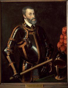 Portræt af Karl V, kejser af Tyskland af Titian (c.1488 1576) (manner of)