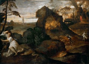 Orpheus og Eurydice, ca. 1505-1510.