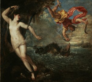 Perseus og Andromeda, ca 1555.