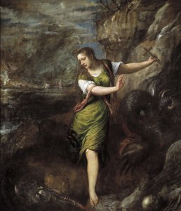 Saint Margaret, ca. 1565 af Tiziano Vecelli