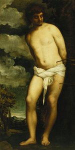 Sankt Sebastian, af Tiziano Vecelli