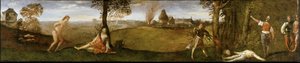 Legenden om Polydoros Polydorus-skoven, ca 1506-1508. af Titian