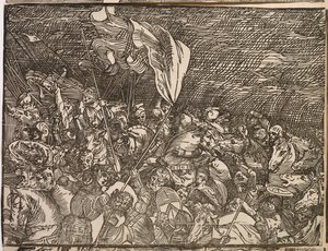 Faraos hærs nedsænkning i Det Røde Hav af Titian