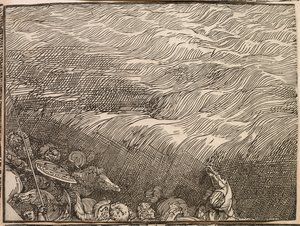 Faraos hærs nedsænkning i Det Røde Hav af Titian