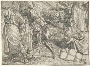 Faraos hærs nedsænkning i Det Røde Hav af Titian