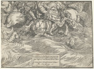 Faraos hærs nedsænkning i Det Røde Hav af Titian