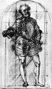 Skitse til portrættet af hertugen af Urbino, 1536, 1937 af Tiziano Vecelli