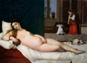 Venus af Urbino, c1538, 1937 af Tiziano Vecelli