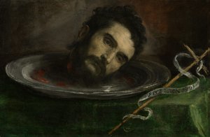 Leder af Johannes Døberen, slutningen af 1500-tallet af Tiziano Vecelli