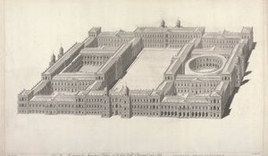 Palace of Whitehall. Den Charing Cross Side. af Tobias Müller