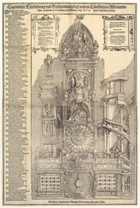 Astronomical Clock in the Cathedral in Strasbourg, 1574. dani