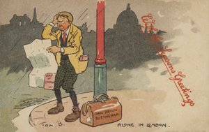 Alene i London af Tom Browne