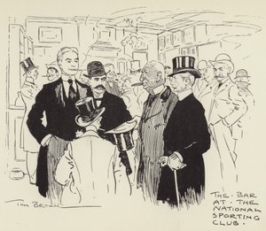 Baren i National Sporting Club af Tom Browne