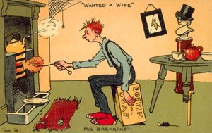 Ville have en kone (chromolitho) af Tom Browne