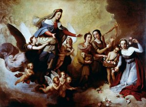 Jomfruens tilsynekomst til St Stanislaus Kostka, af Tommaso Minardi, Saint Andrew