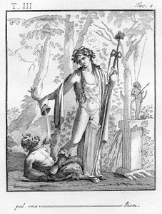Bacchus med Thyrsus, 1804