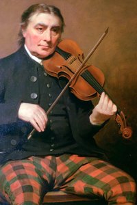 Portræt af Niel Gow, Blair Castle, Blair Atholl, Perthshire, Skotland. af Tony Evans