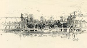 The Pavillions of Horticulture and Forestry af Tony Grubhofer, 1900.