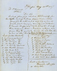 Brev signeret Tootle & Jackson, Council Bluffs, til W.P. Howard, St. Louis, 21. maj 1857 af Tootle and Jackson