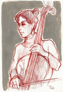 En dedikeret cellist af Tore Bahnson