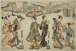 Girls of Fukagawa-a Tri ptykon