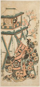 Tea Ac and r Dr. Ichimatsu Sanogawa og forælder Oshichi af Torii Kiyomasu II