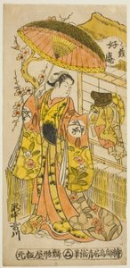 Takinaka Utagawa (flod) af Torii Kiyomasu II