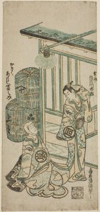Dr. Sanogawa Ichimatsu Dr. Arashi og Dr. Minosuke Dr. Okiku af Torii Kiyomasu II