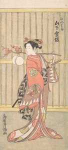 Te c og r Yamashita Kinsakus tevej f Rikka, hva? 1767. , myg. 1767. af Torii Kiyomitsu