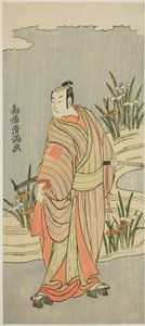 Skuespilleren Ichikawa Yaozo II af Torii Kiyomitsu I