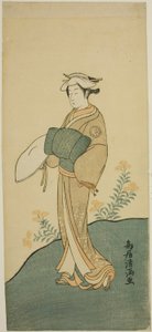 Skuespilleren Segawa Kikunojo II af Torii Kiyomitsu I