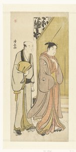 Skuespiller Iwai Hanshiro IV i hverdagen af Torii Kiyonaga